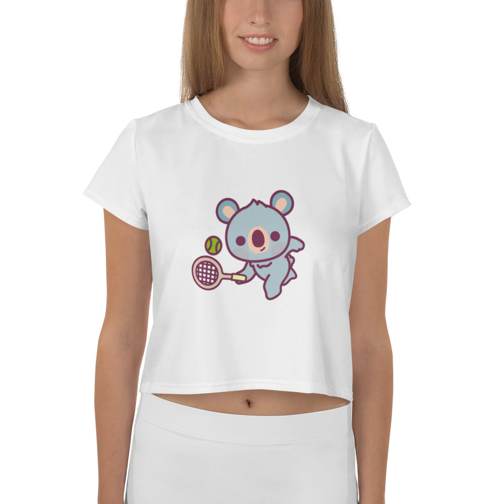 Women's Ken "Biggie" Athletic Performance Crop Tee - TOKKITENNIS