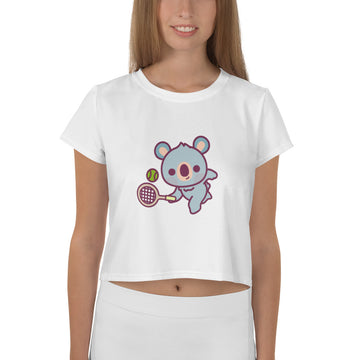 Women's Ken "Biggie" Athletic Performance Crop Tee - TOKKITENNIS