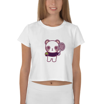 Women's Henri "Biggie" Athletic Performance Crop Tee - TOKKITENNIS