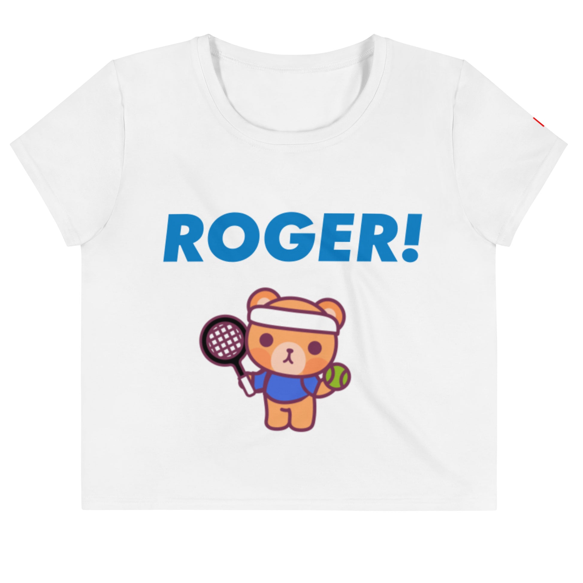 WOMEN'S ATHLETIC PERFORMANCE ROGER CROP TEE - TOKKITENNIS