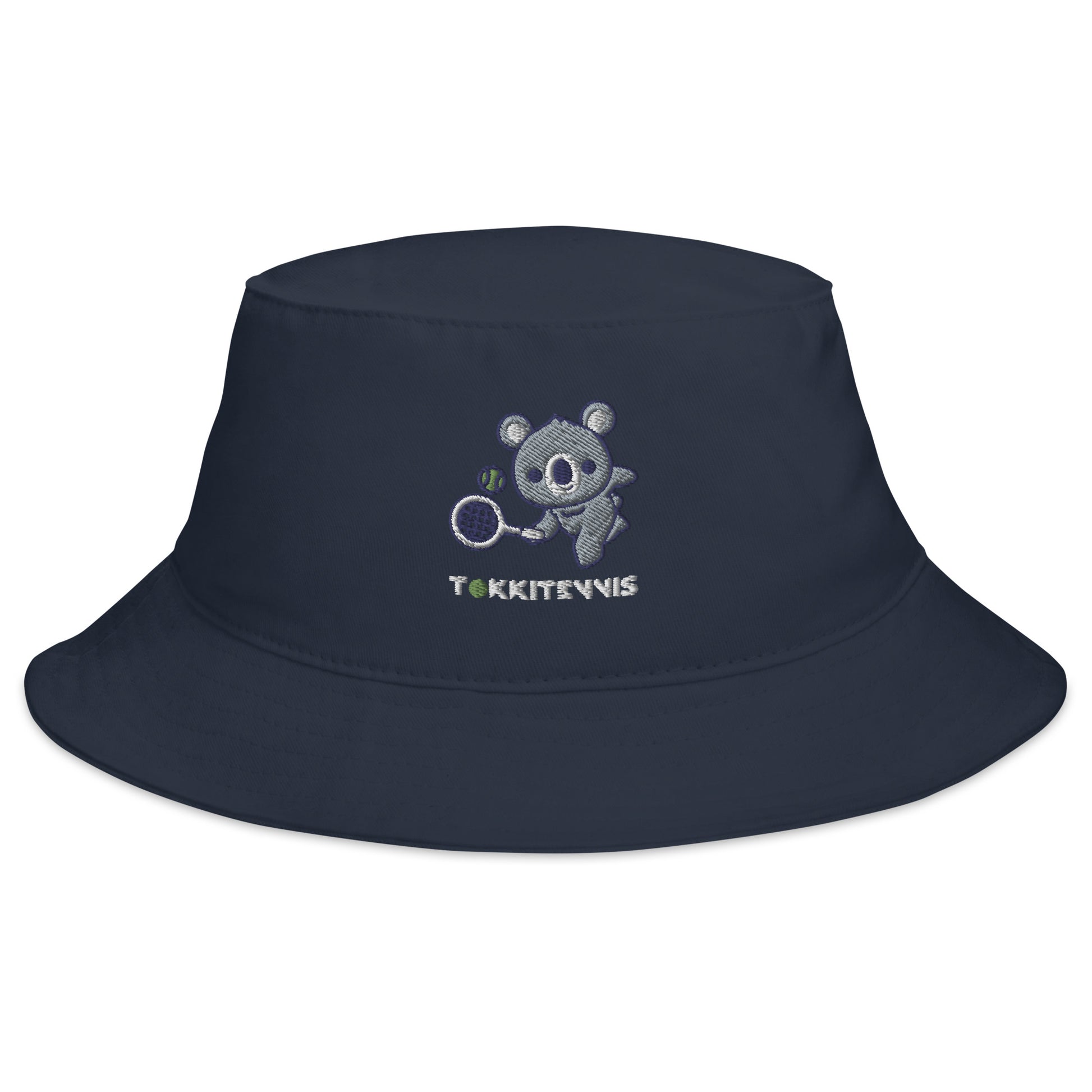 Ken Bucket Hat - Black & Navy - TOKKITENNIS