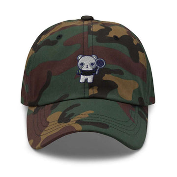 Henri Adult Dad Cap - Green Camo - TOKKITENNIS