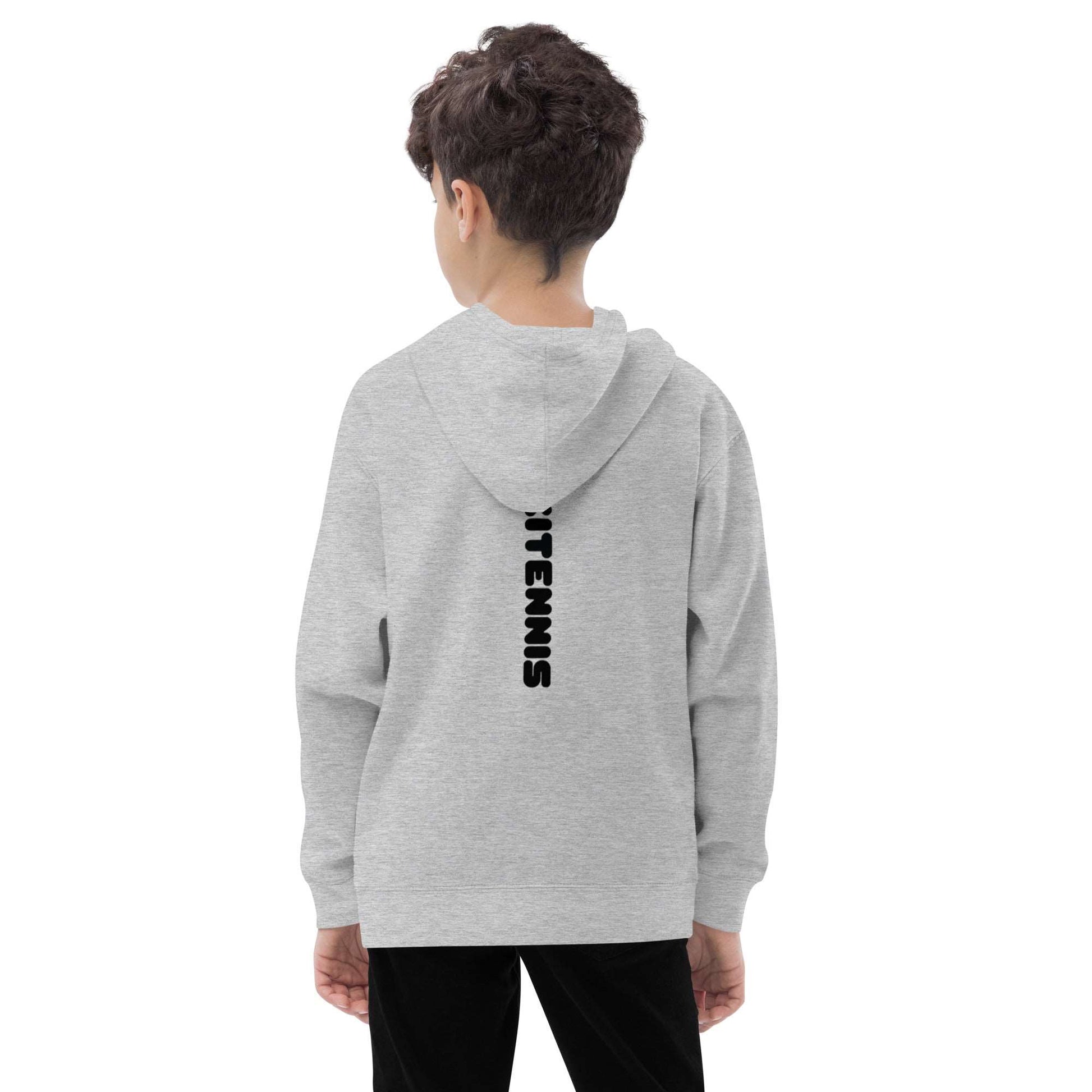 Youth Henri Hoodie - White / Grey - TOKKITENNIS