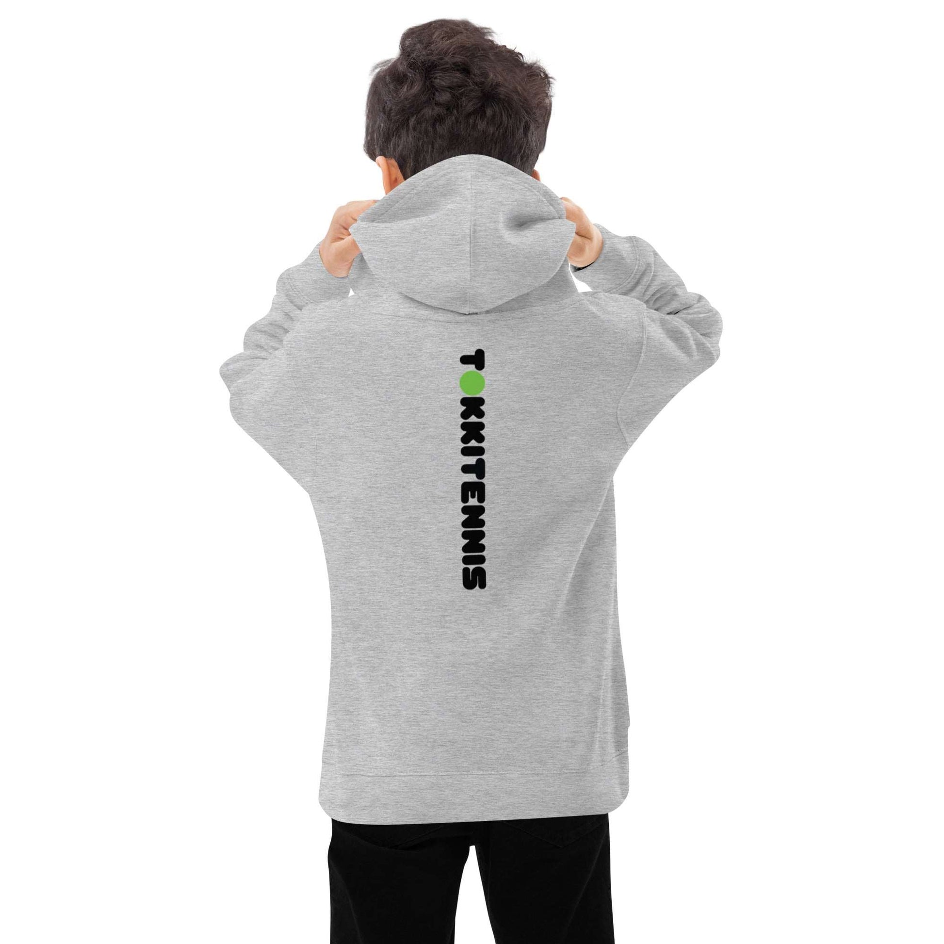 Youth Henri Hoodie - White / Grey - TOKKITENNIS