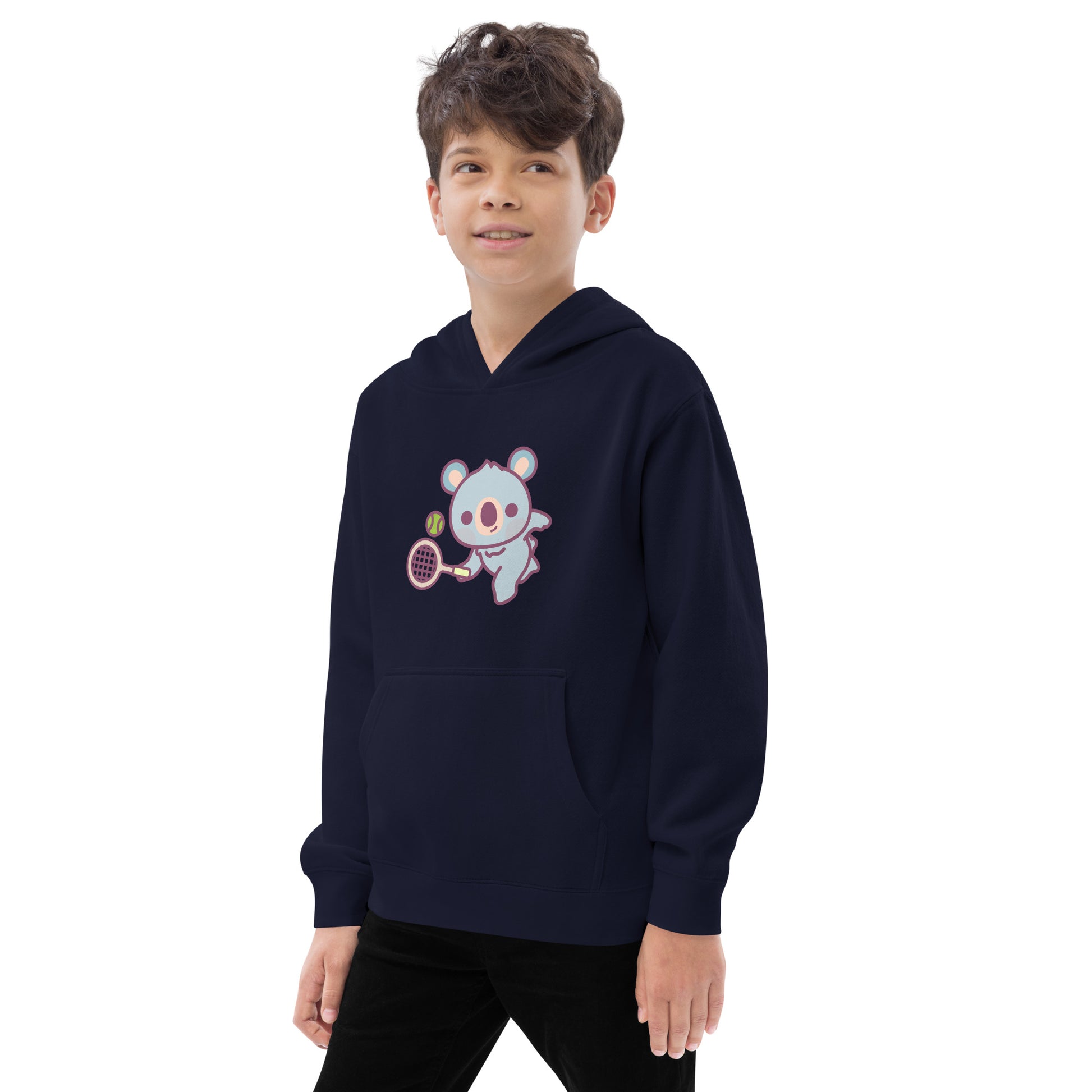 Youth Ken Hoodie - Black / Navy - TOKKITENNIS
