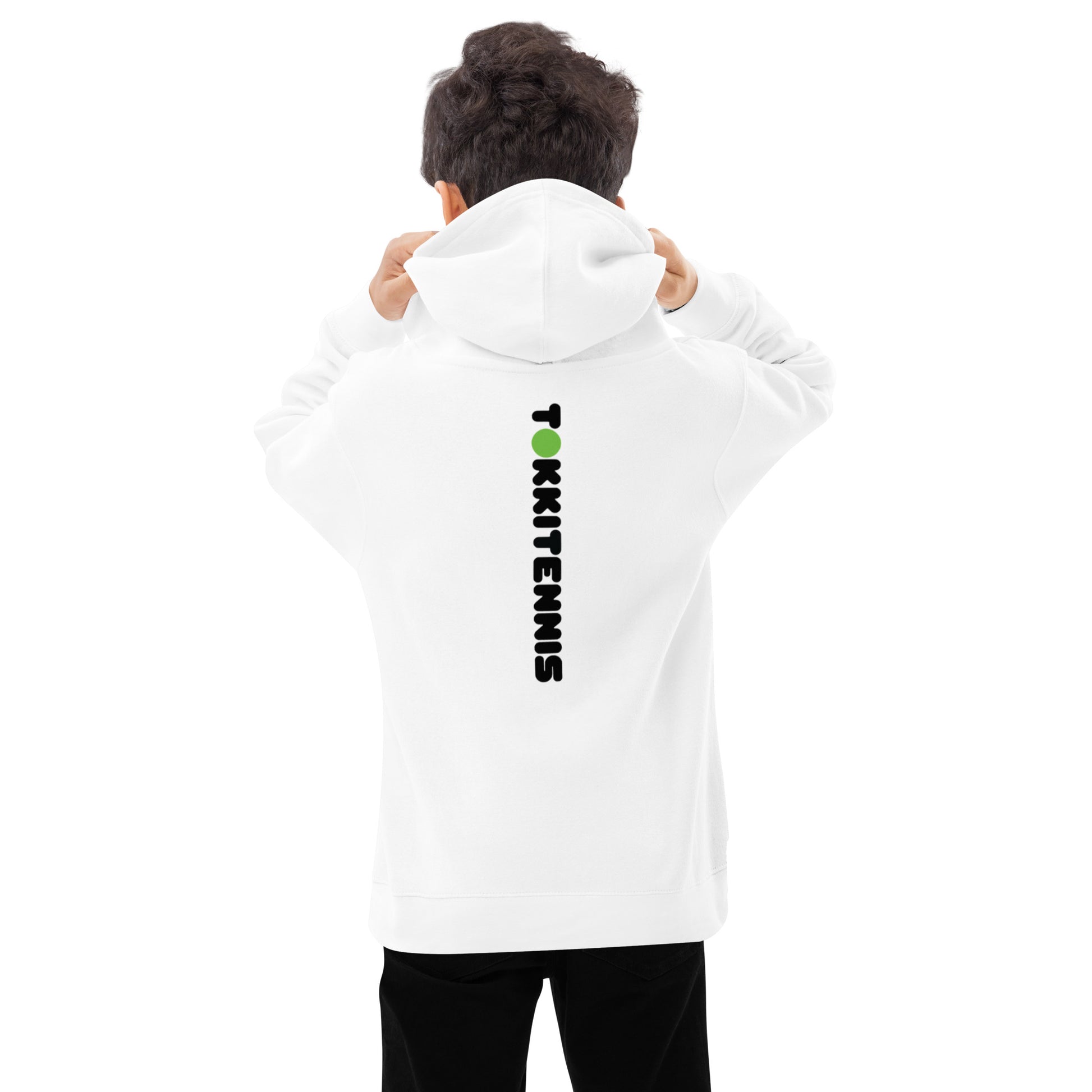 Youth Henri Hoodie - White / Grey - TOKKITENNIS