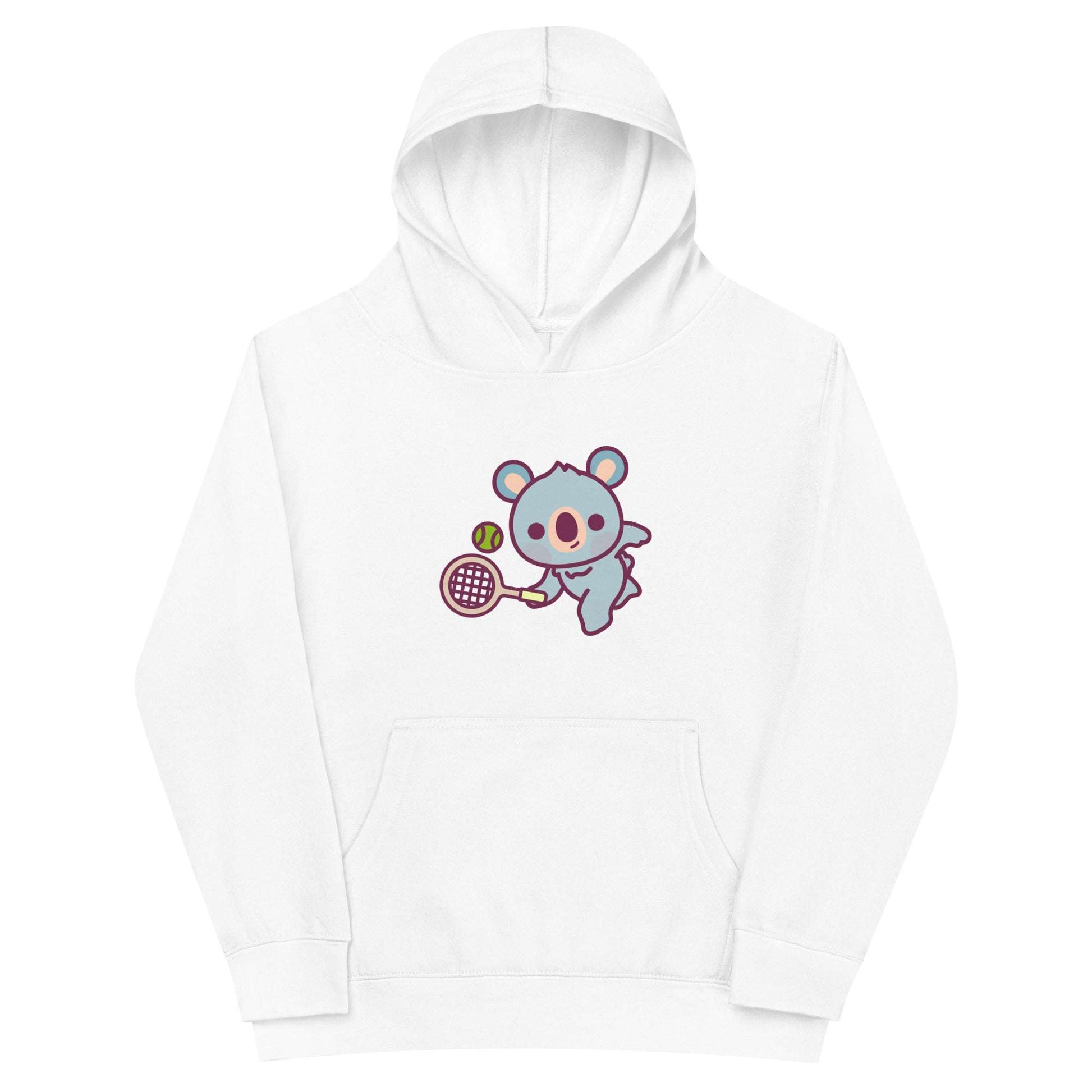 Youth Ken Hoodie - White / Grey - TOKKITENNIS