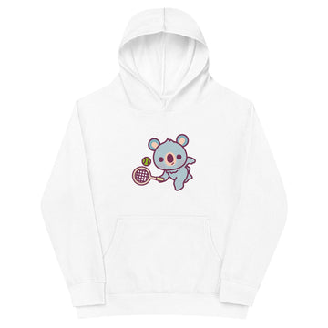 Youth Ken Hoodie - White / Grey - TOKKITENNIS