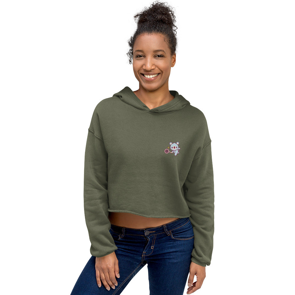 Women's Ken "Mini-me" Crop Hoodie - Available in 3 Colors - TOKKITENNIS
