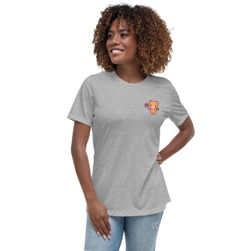 Women's Stefan "Mini-Me" T-Shirt - White / Light Grey - TOKKITENNIS