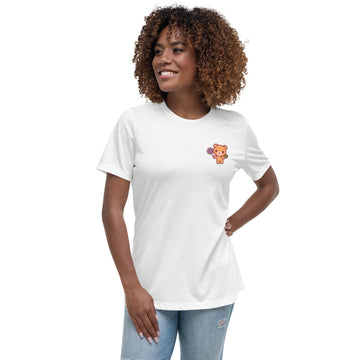 Women's Stefan "Mini-Me" T-Shirt - White / Light Grey - TOKKITENNIS