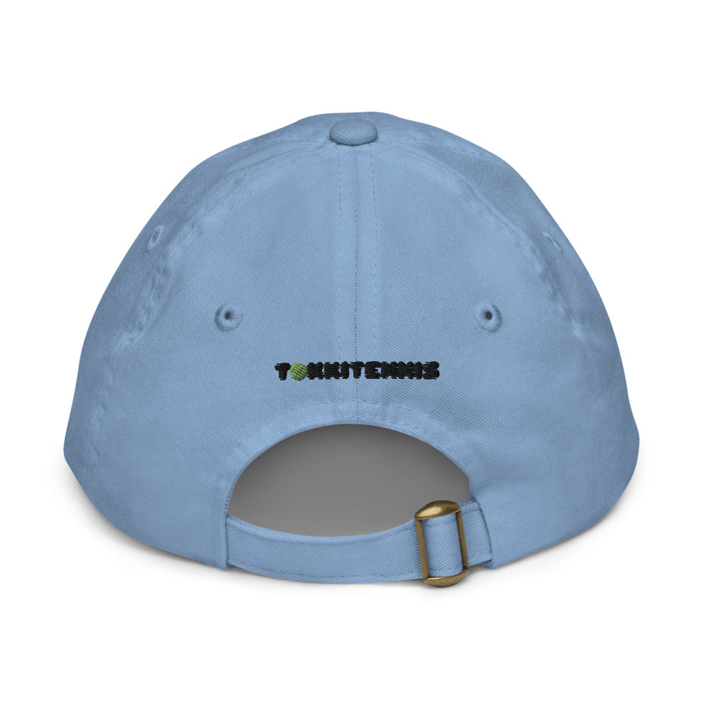 Youth Ken Baseball Cap - Available in Blue, Pink, White - TOKKITENNIS