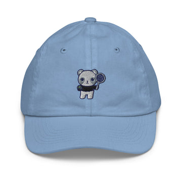Youth Henri Baseball Cap - Available in Blue, Pink, White - TOKKITENNIS