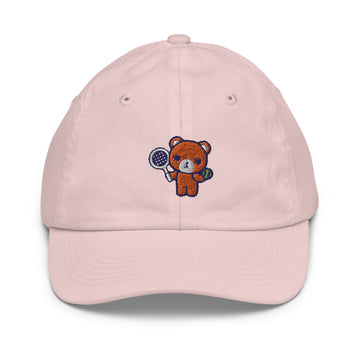 Youth Stefan Baseball Cap - Available in Blue, Pink, White - TOKKITENNIS