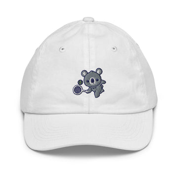 Youth Ken Baseball Cap - Available in Blue, Pink, White - TOKKITENNIS