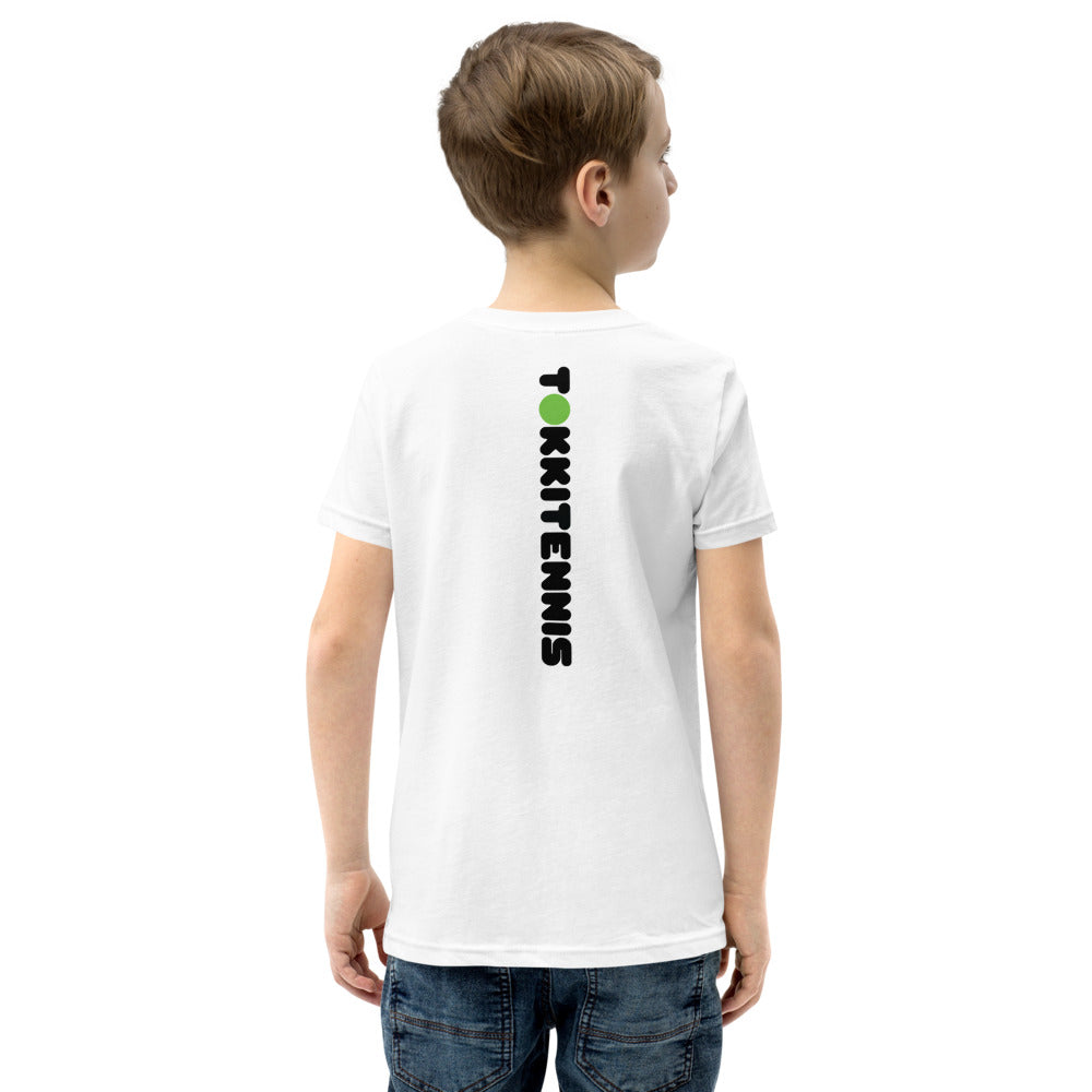 Youth Emma "Biggie" T-Shirt - White / Light Grey - TOKKITENNIS