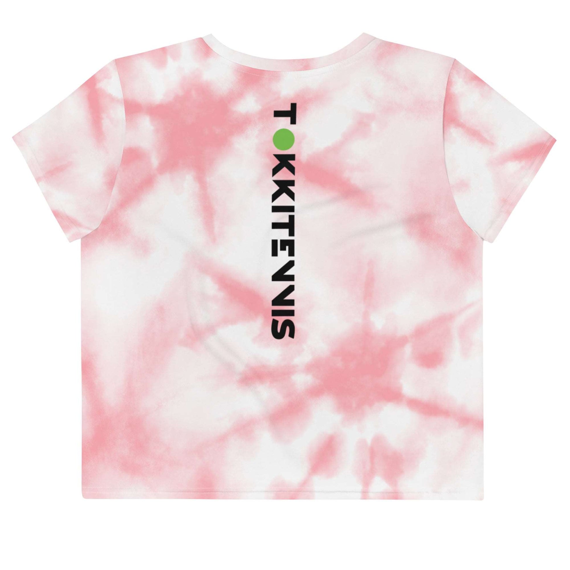 WOMEN'S ATHLETIC PERFORMANCE KEN TIE DYE CROP TEE - TOKKITENNIS