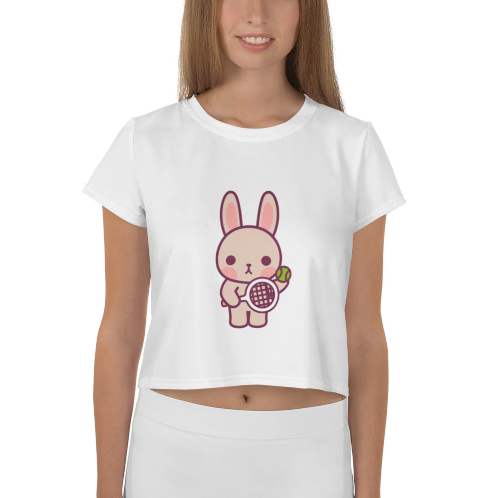 Women's Emma "Biggie" Athletic Performance Crop Tee - TOKKITENNIS