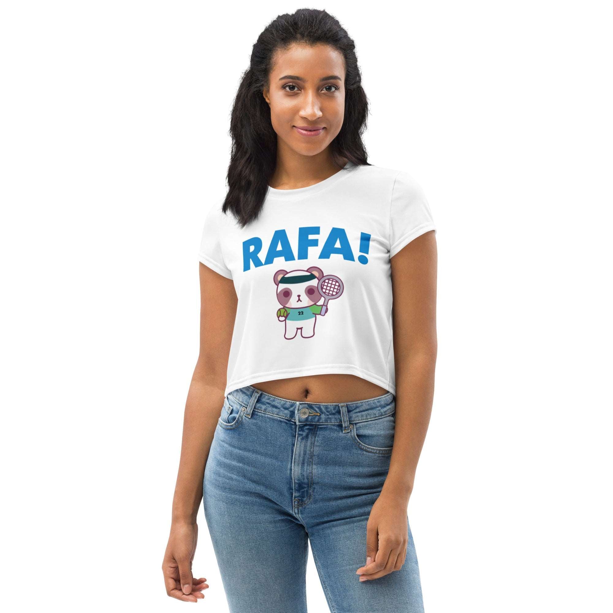 Women's Athletic Performance Rafa 22 Crop Tee - TOKKITENNIS