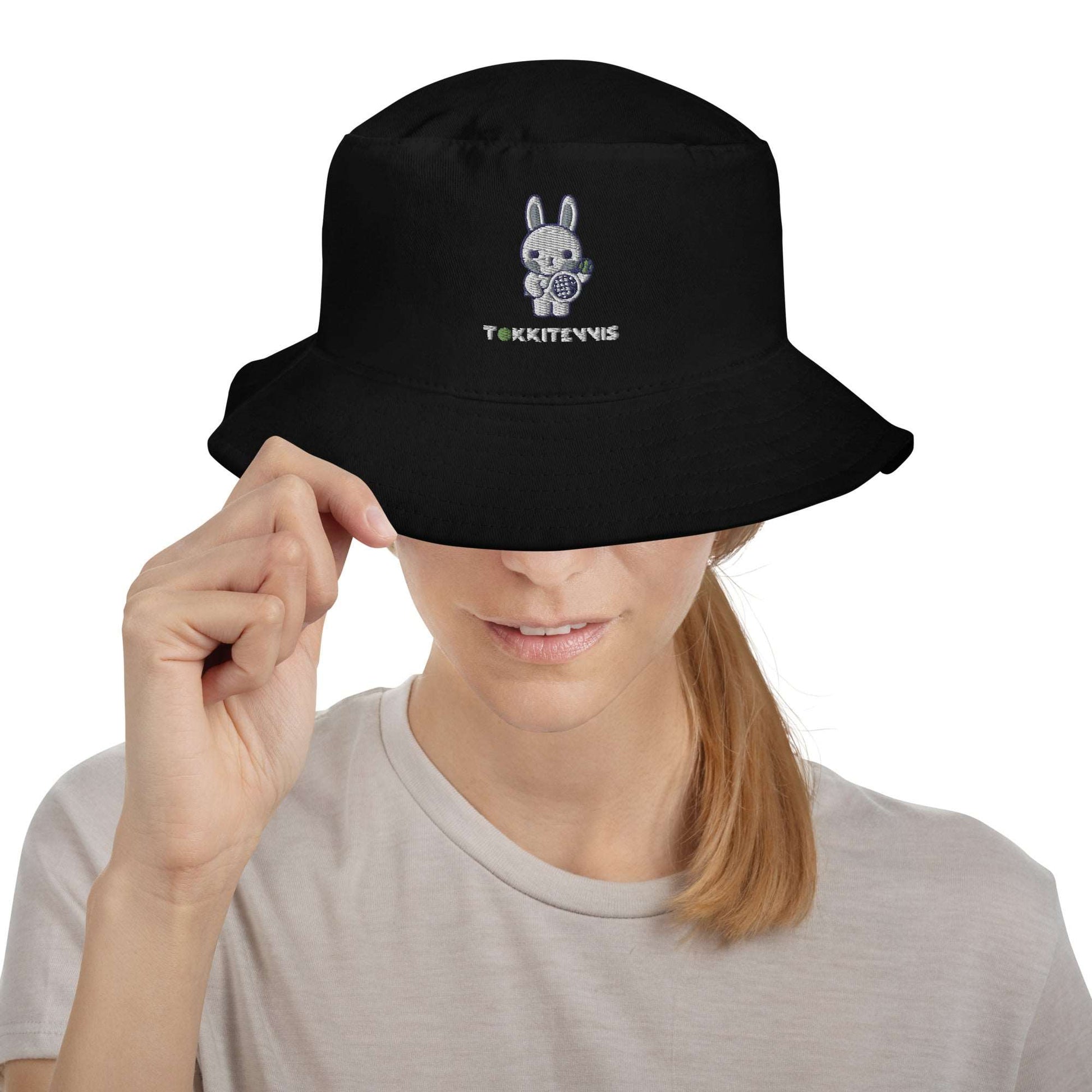 Emma Bucket Hat - Black or Navy - TOKKITENNIS