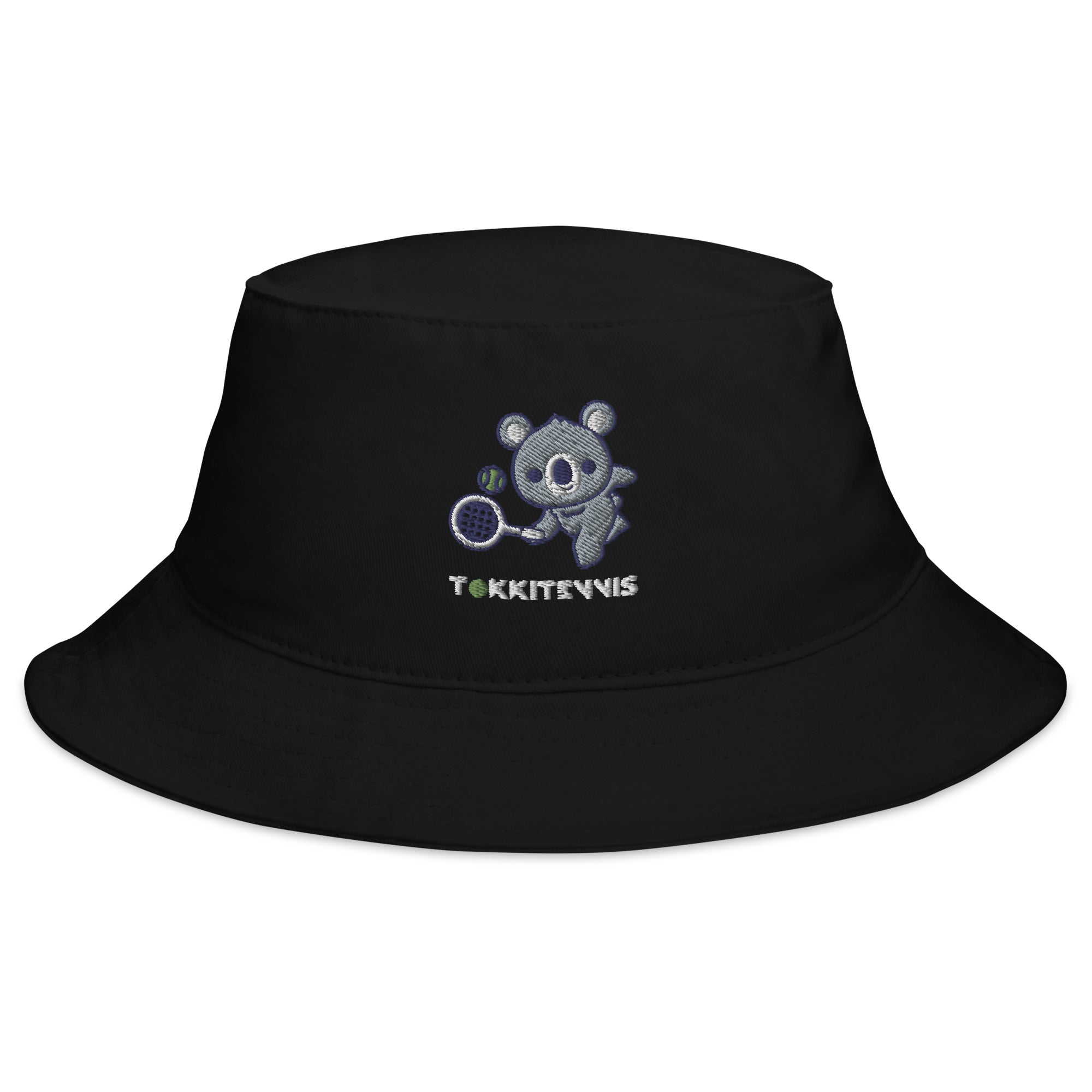 Ken Bucket Hat - Black & Navy - TOKKITENNIS