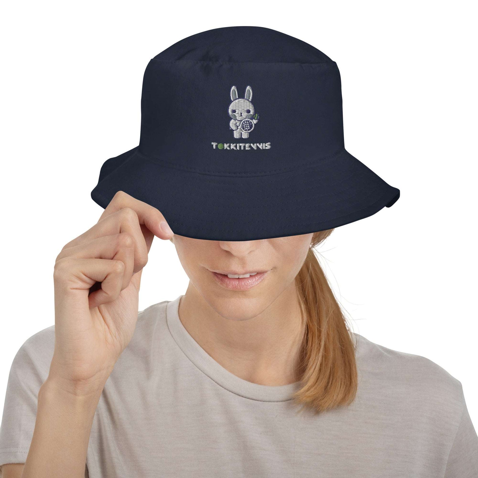 Emma Bucket Hat - Black or Navy - TOKKITENNIS