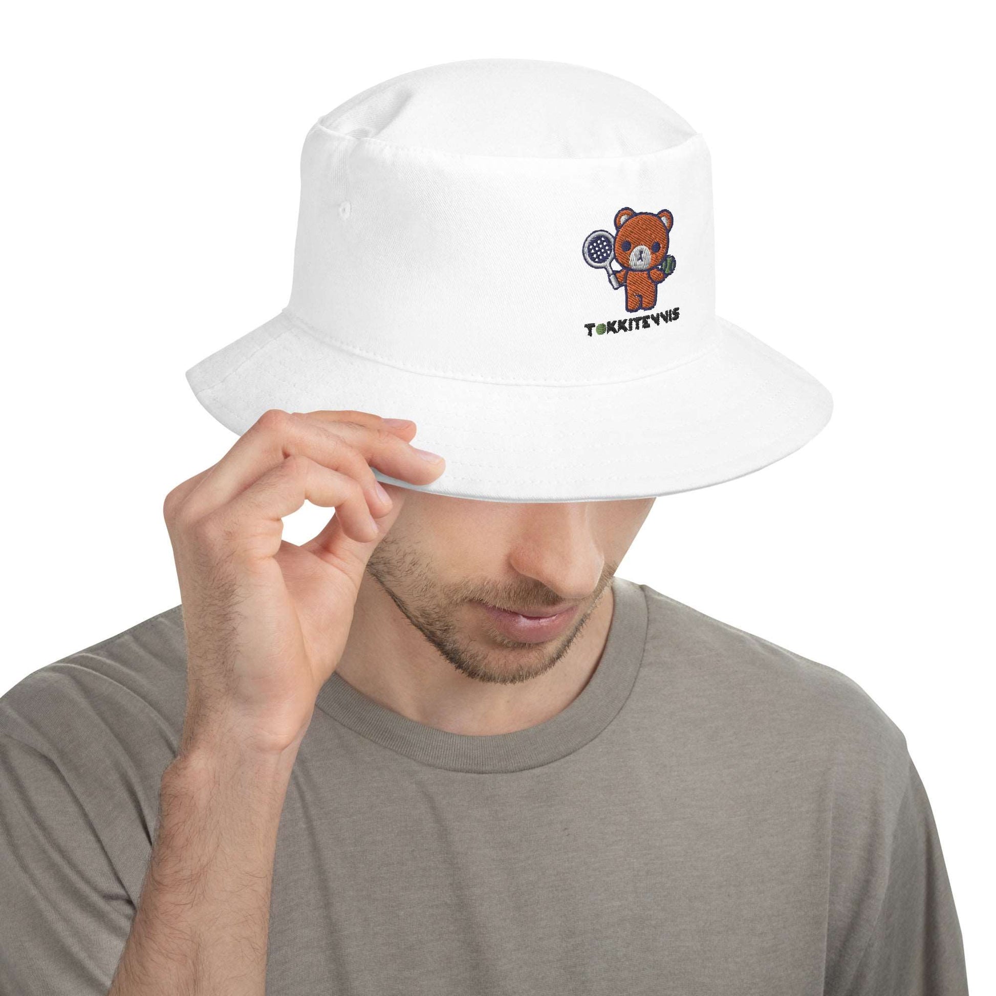 Stefan Bucket Hat - White - TOKKITENNIS