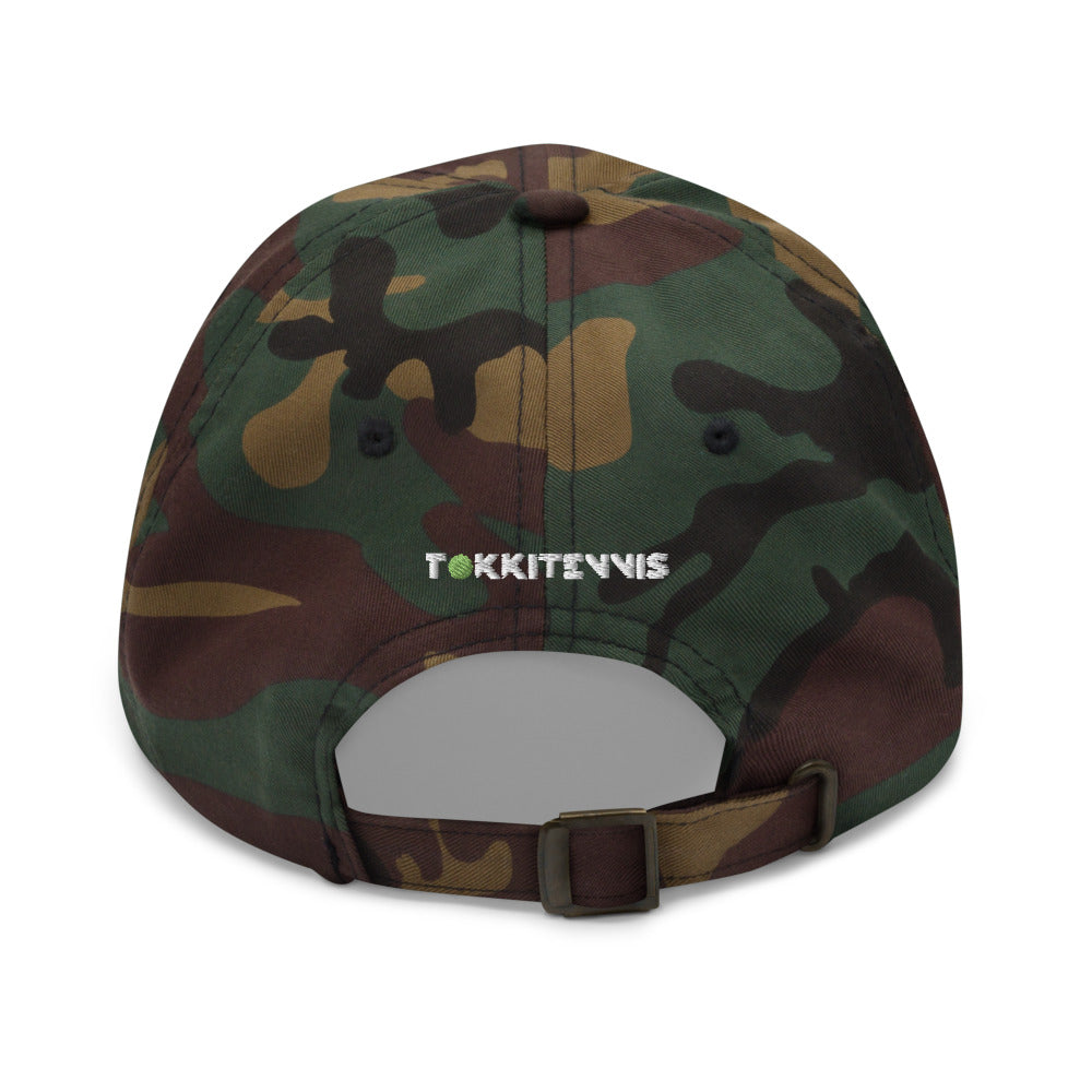 Emma Adult Dad Cap - Green Camo - TOKKITENNIS