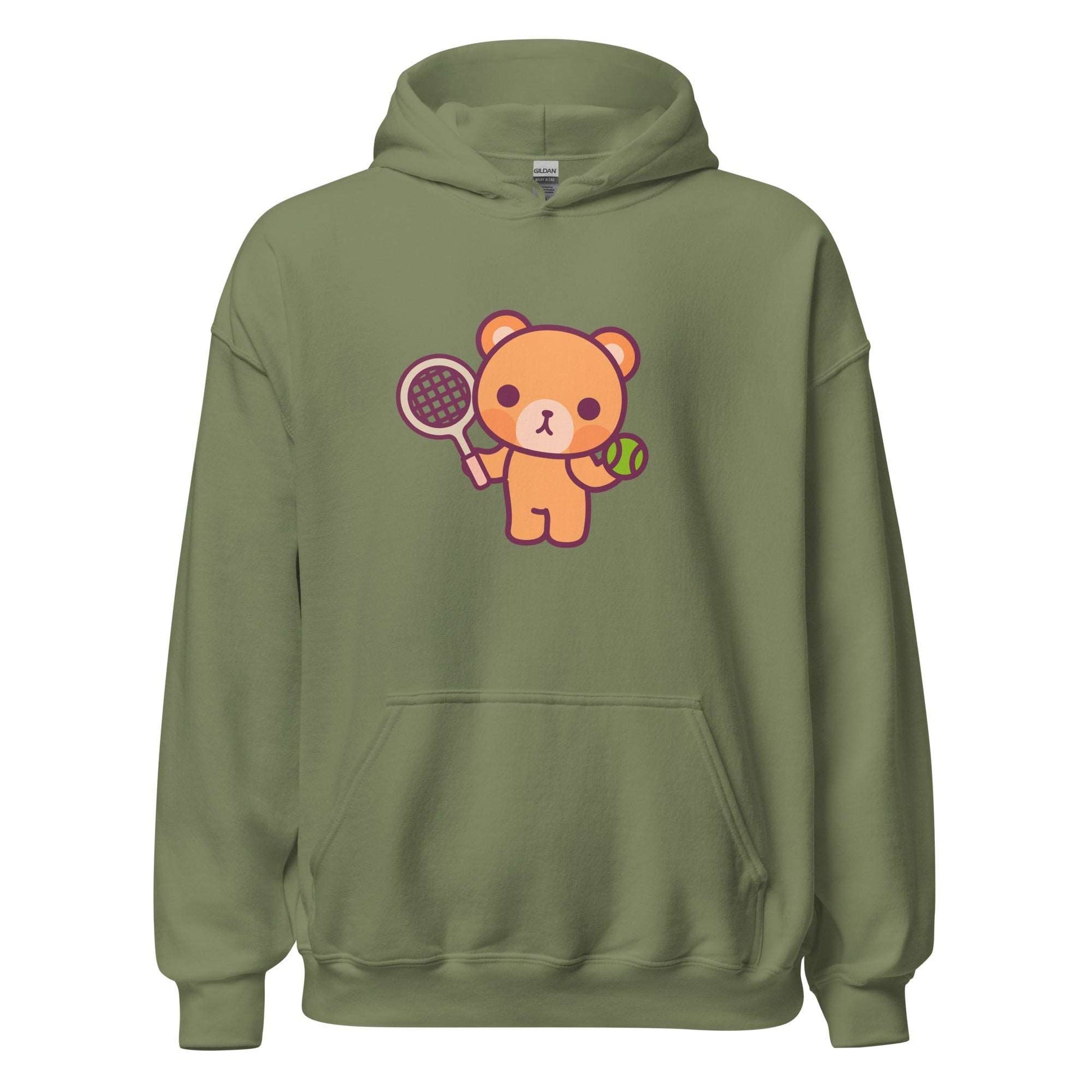 Adult Unisex Stefan Hoodie - Military Green - TOKKITENNIS