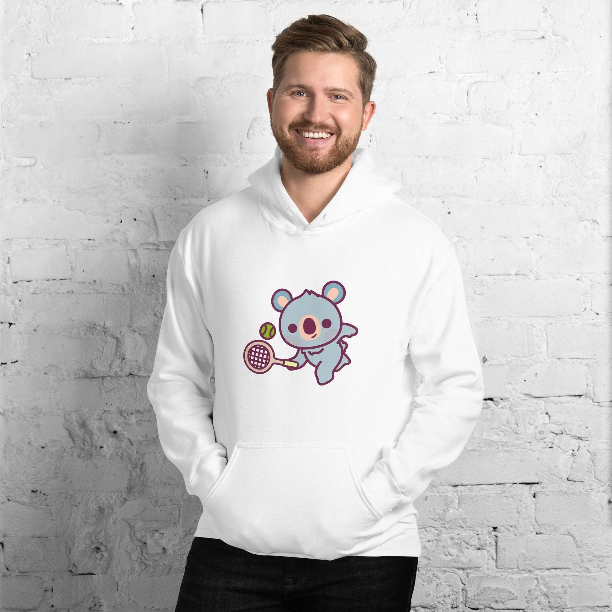 Adult Unisex Ken Hoodie - White - TOKKITENNIS