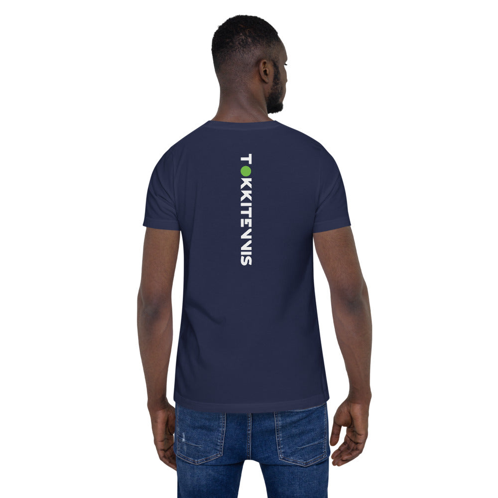 Adult Unisex Henri "Biggie" T-Shirt - Navy - TOKKITENNIS
