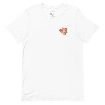 Adult Unisex Short-Sleeve Stefan T-Shirt - White / Light Grey