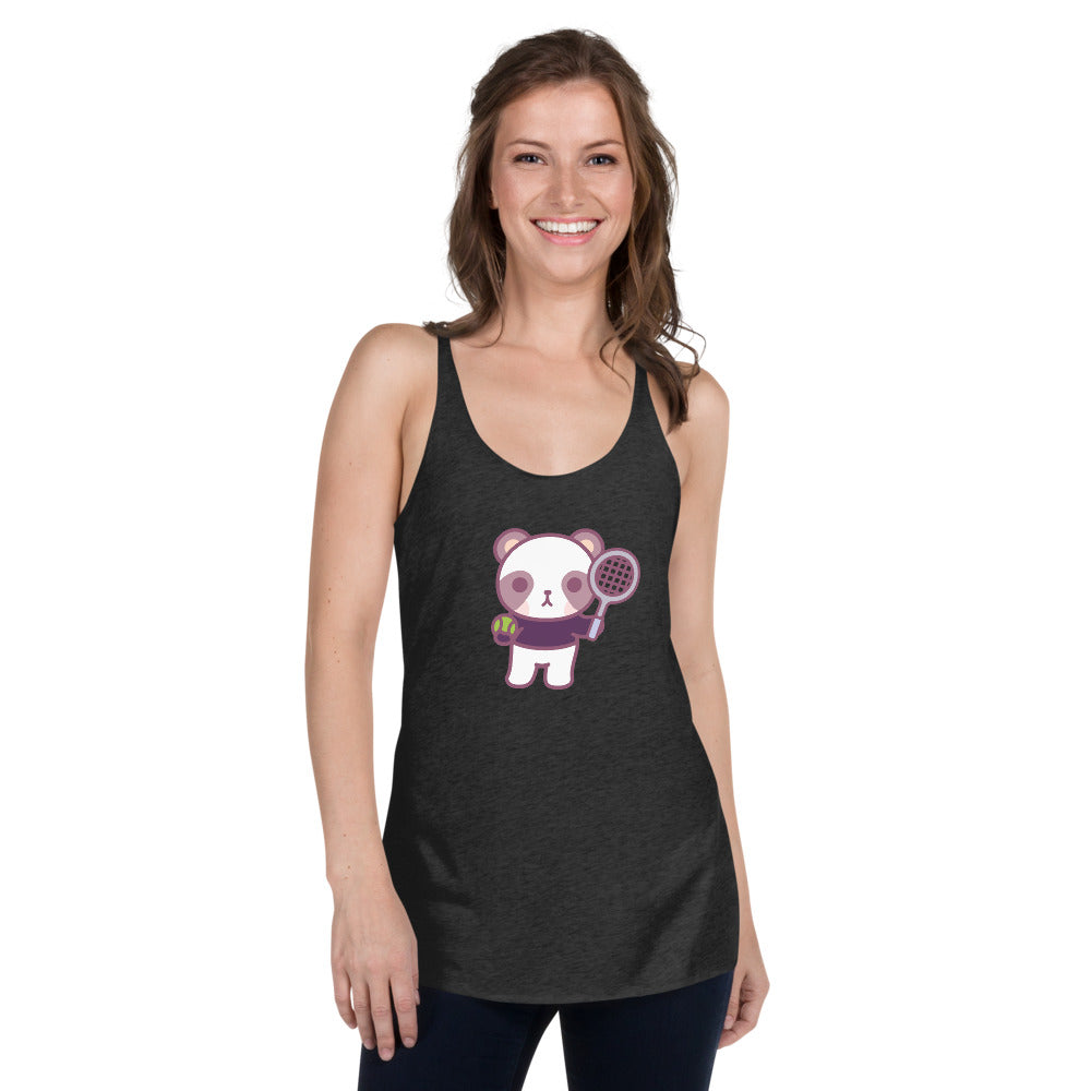 Women's Henri Racerback Tank - Black / Navy / Indigo - TOKKITENNIS