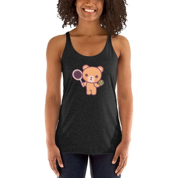 Women's Stefan Racerback Tank - Black / Navy / Indigo