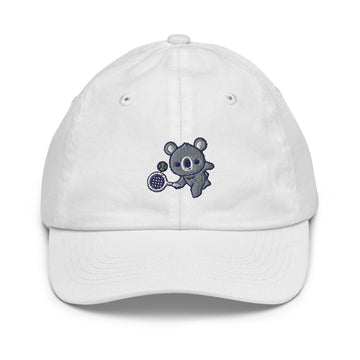 Youth Ken Baseball Cap - Available in Blue, Pink, White